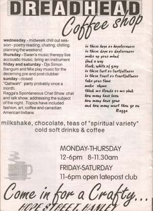 Dreadhead menu